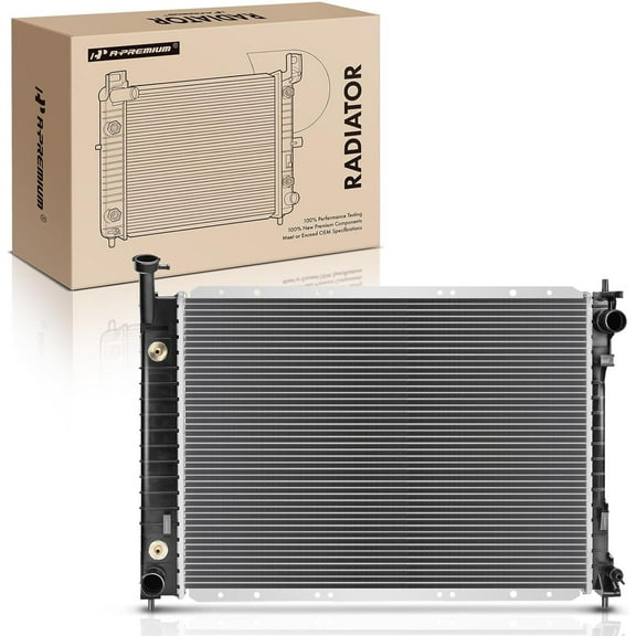 A-Premium Engine Coolant Radiator Assembly with Transmission Oil Cooler Compatible with Nissan Quest & Mercury Villager, 1999-2002, Automatic Transmission, Replace# 214607B000, XF5Z8005AA