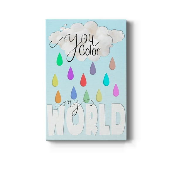 Color My World Premium Gallery Wrapped Canvas - Ready to Hang - 8 x 12