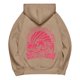 thumbnail image 4 of Sudadera con capucha Pink Palm Puff para mujer 2024, Everything Comes in Waves" Sudadera con capucha de gran tamaño Sudadera casual preppy, sudadera con capucha gráfica rosa para niñas Camello XL, 4 of 6