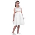 thumbnail image 2 of TTAO Flower Girl Dress Kids Floral Lace Formal Party Wedding Bridesmaid Ball Gown Dress White 6, 2 of 6