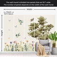thumbnail image 3 of Kids Wallpaper Wall Mural - Flowers Painted in Watercolors, 3 of 5