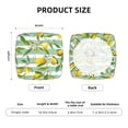 thumbnail image 5 of Fuzoiu Lemon Print Square Cushion Cover,Couch Cushion Covers, Stretch Seat Slipcover for Dining Chairs, Banquets, and Home Decor-Four Pieces, 5 of 7