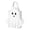 White & Pastel, variant on GHIIYER Cute Halloween Paper Gift Bags Ghost Candy Bags with Handles, Halloween Party Supplies Light Pink Size A