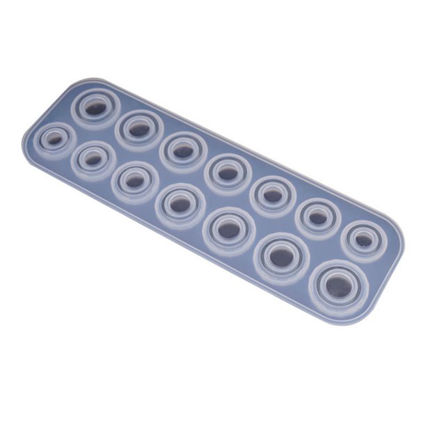 Molde de gota de cristal con colgante de anillo de silicona, molde para hacer manualidades, decoración de fiesta Likrtyny Para estrenar