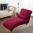 thumbnail image 4 of Funda Interior para Chaise Lounge Sunnimix Sala de Estar Sin Brazos Vino Rojo, 4 of 8