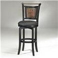 thumbnail image 3 of Hillsdale Furniture Norwood Wood Bar Height Swivel Stool, Black, 3 of 7