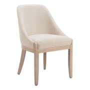 Calmo Dining Chair Beige Dining Chair, Modern Style, Solid ash wood leg, Solid Ash Wood, Indoor Dining