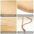 thumbnail image 5 of WoWstyle Cowgirl Hat for Women Men, Western Straw Cowboy Hats Packable Wide Brim Beach Summer Sun Cap with Decorative Band, 5 of 7