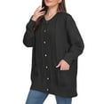 thumbnail image 2 of Bovemsi Womens Sweaters Cardigan For Elder Middle Moms Cozy Sweater Suitable Fall Winter Spring Warm Soft Casual Outerwear Daily Wear Fall Sweaters, 2 of 4