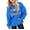 Blue, variant on Ruyang Kids Pullover Hoodie Cute Letter Graphic Preppy Sweatshirts with Pockets Girls Oversized Long Sleeve Hooded Clothes
