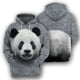 thumbnail image 2 of Sudadera con capucha con estampado 3D de animales para hombre, sudadera con estampado de oso y orangután, abrigo con capucha de calle para niños, jerseys de manga larga de gran tamaño, 2 of 4