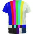 thumbnail image 2 of Halloween SMPTE Color Bars Late Night TV Costume All Over Mens T Shirt Multi X-LG, 2 of 2