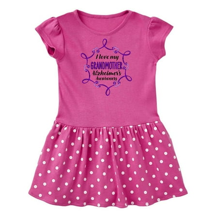 

Inktastic I Love My Grandmother Alzheimer s Awareness Gift Baby Girl Dress