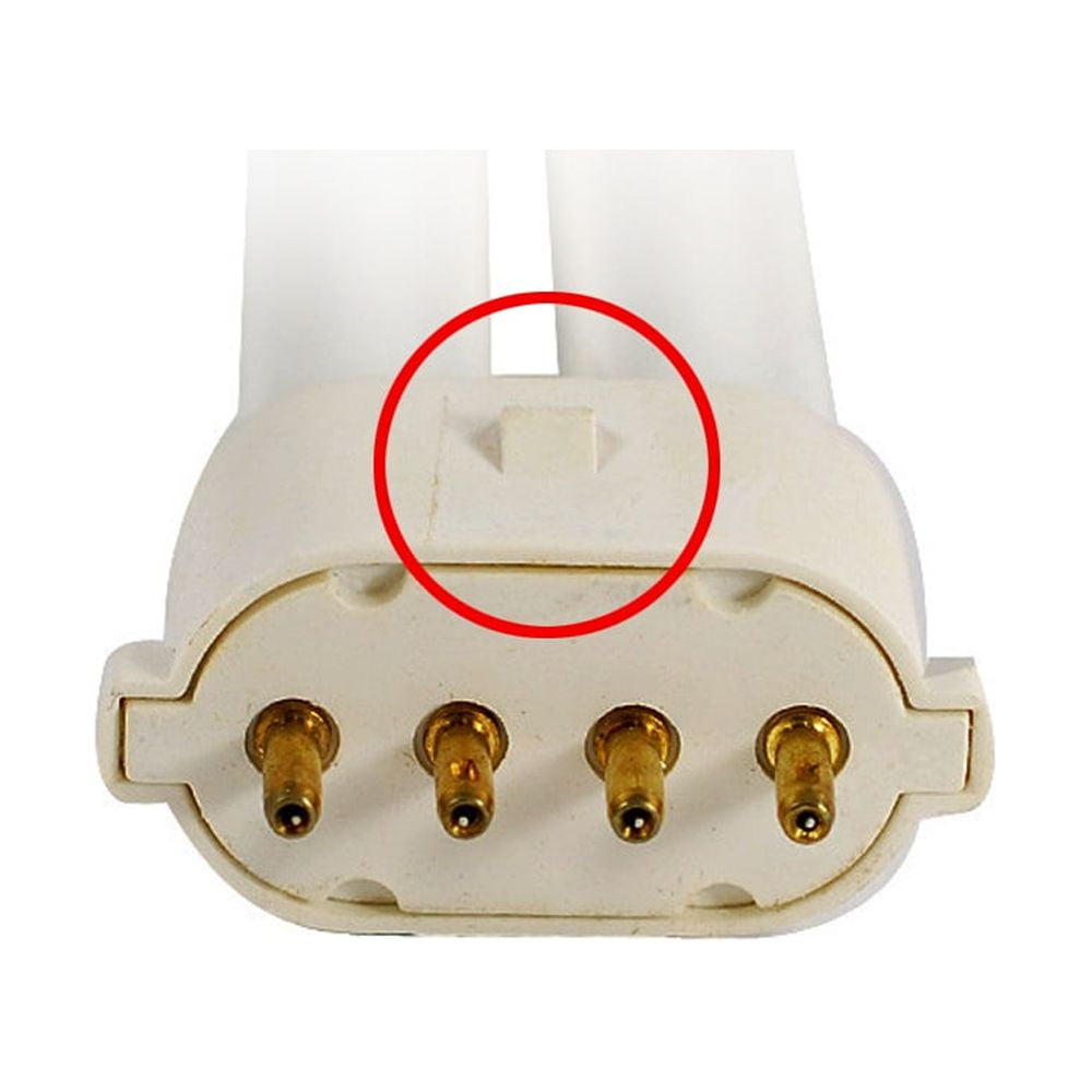 Satco Compact Fluorescent Light Bulb - CFD26W/841 Double Tube, 2-Pin Base, Cool White 4100K, 1825 Lumens