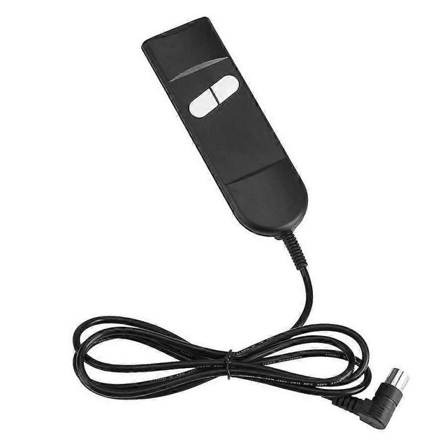Controlador de sillón reclinable eléctrico Yuxing interruptor manual de 2 botones y 5 pines negro