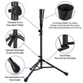 thumbnail image 6 of CureCalor Baseball Batting Tee, 27" to 43" Hitting Tee Ball Stand for Kids Teen Adult, 6 of 9