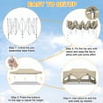 thumbnail image 4 of COBIZI Canopy Tent 10x20 Pop Up Heavy Duty Canopy Tent with 6 Removable Sidewalls,Party Tent for Weddings,Beaches,Outdoor Events,Commercial Seasonal Wind UV 50+& Waterproof&Sunburn Protection,Khaki, 4 of 9