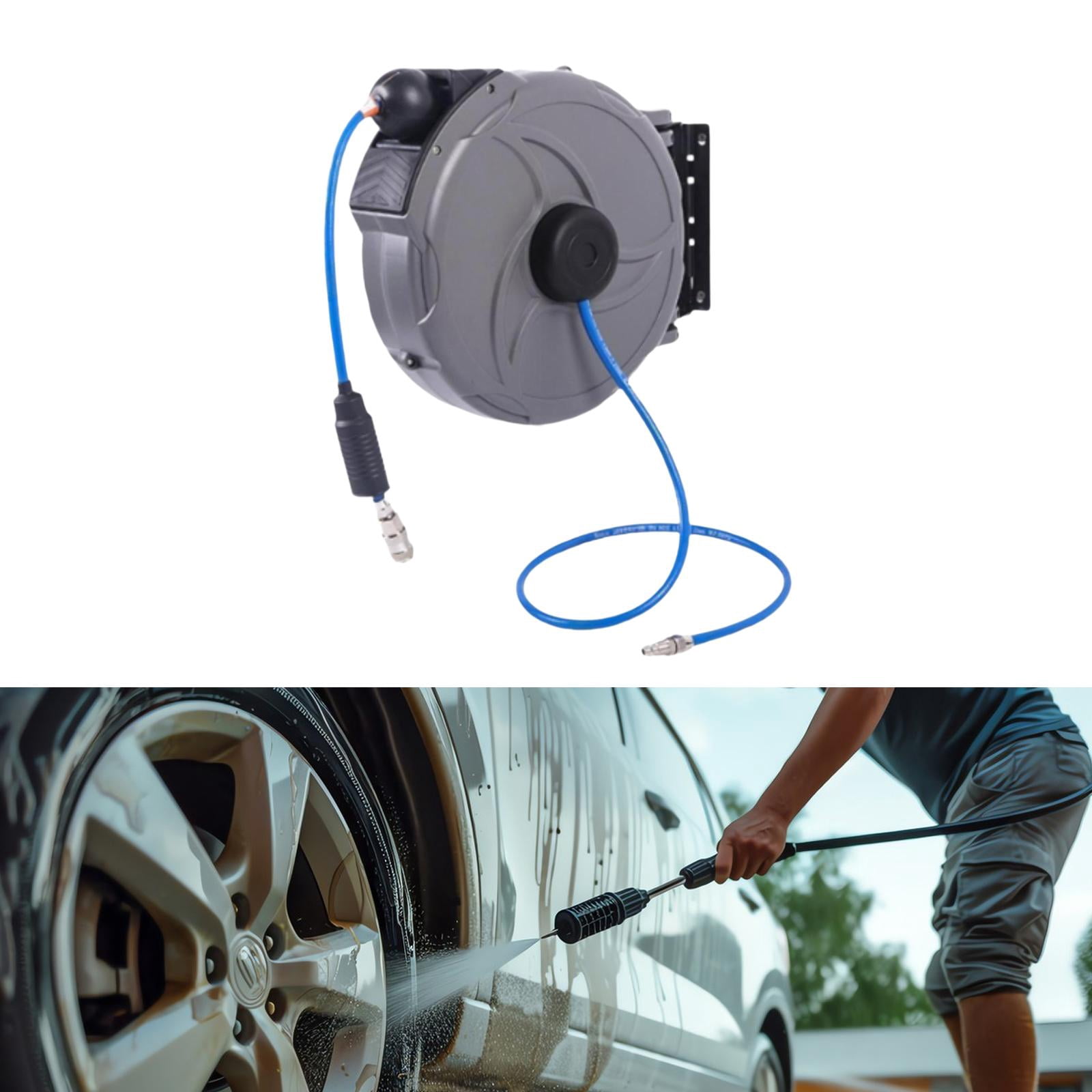 Bothyi Air Hose Reel Premium Wall Mounted Hose Reels for Garage Outdoor Use Ceiling