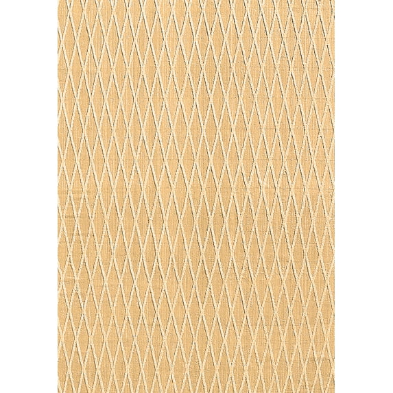 Ahgly Company Indoor Rectangle Solid Brown Modern Area Rugs, 5' x 8'