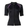 thumbnail image 2 of Traje de buceo de traje de neopreno de traje de neopreno de mujer 15 mm con cremallera frontal cómoda de traje de neopreno Arriba, 2 of 8
