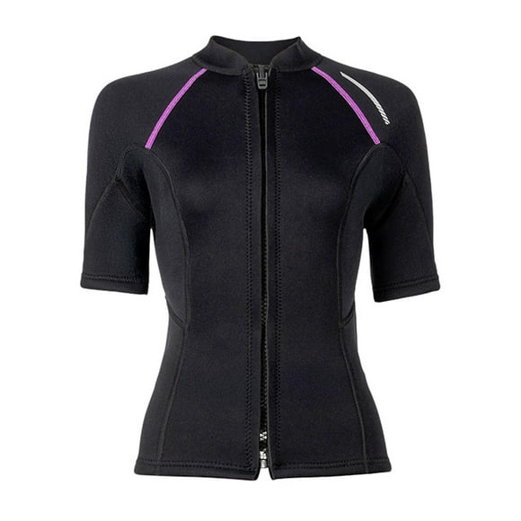 jinwen Womens Wetsuit 1.5mm Neoprene Swimwear Wet Suit for Canoeing Surfing Sailing L Top L