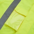 thumbnail image 4 of 3C Products ANSI/ISEA 107-2020 Class 3 Heavy Duty Safety Green Parka Jacket with Quilted Insulation & Black Bottom - SAJ7110-L, 4 of 5