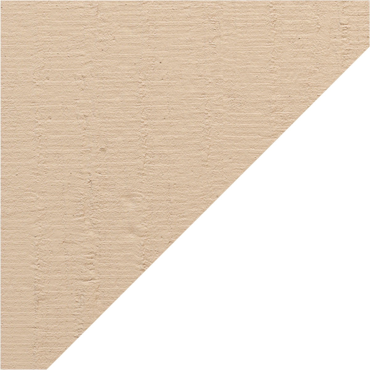 4"W x 16"D x 16"H Thin Concord Rough Cedar Woodgrain TimberThane Corbel, Primed Tan
