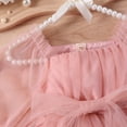 thumbnail image 3 of Infant Baby Girl Mesh Romper Dress with Headband Princess Outfit Photoshoot Clothing for 1-18 Months, 3 of 5