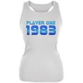 thumbnail image 1 of 1983 Player One Birthday Juniors Soft Tank Top White LG, 1 of 1