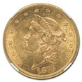 thumbnail image 2 of 1876-S $20 Liberty Gold Double Eagle MS-60 NGC, 2 of 3
