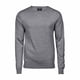 thumbnail image 1 of Tee Jays - Jersey de punto con cuello redondo para hombre (Gris claro) Tee Jays UTBC3827_lightgrey, 1 of 2