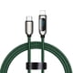 thumbnail image 5 of Seitruly Cable de datos de aleación 5A 1,2 m pantalla Digital 480Mbps tableta banco de energía carga rápida Cable de repuesto de nailon tejido Type4 NO4, 5 of 5