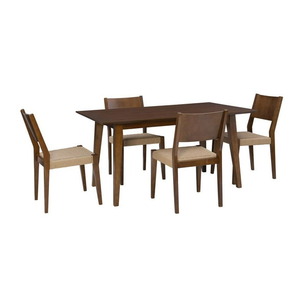 Powell Cadence 5-Piece Dining Set Brown With Brown Finish D1275D19PC5