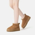 thumbnail image 2 of EVER AU Women Heron Ultra Mini Platform Boots - Chestnut, 2 of 11