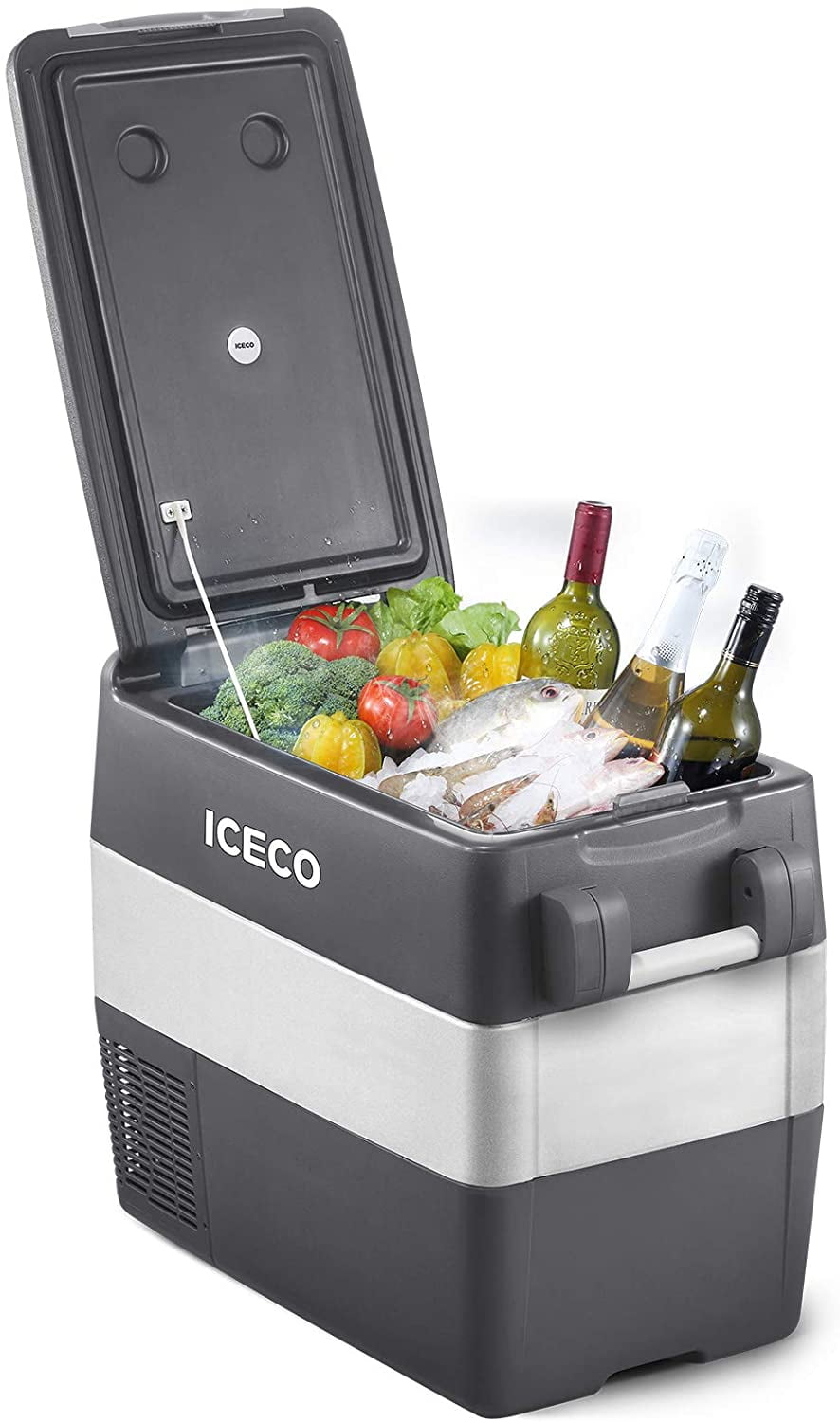 Buy ICECO JP50 50 Liters Portable Refrigerator Fridge Freezer, 12V Cooler Refrigerator, Compact