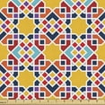 thumbnail image 1 of Mosaic Upholstery Fabric by the Yard, Colorful Folkloric Creative Traditional Ceramic Tiles Geometric Themed, Decorative Fabric for DIY and Home Accents, Multicolor by Ambesonne, 1 of 5