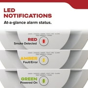 Kidde 10-Year Sealed Lithium Battery-Operated Photoelectric Smoke Detector Alarm, 5-Inch, 2 Pack