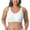 White, variant on Compression Wirefree High Support Bra for Women Small to Plus Size Everyday Wear, Chest Traceless Underwear, Black
