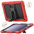 thumbnail image 2 of XYX For Samsung Galaxy Tab A9+/A9 Plus Case 11 inch, 3in1 Heavy Duty Shockproof Tablet Case with Stand, Shoulder Strap (2023, SM-X210/X216/X218), Red, 2 of 7