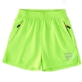 thumbnail image 2 of hengsof Youth Unisex Stretchy Casual Shorts, Solid Color Ice Silk Lightweight Elastic Waist Athletic Shorts for Summer, Big Kids Ages 6 to 15 Years, 2 of 6