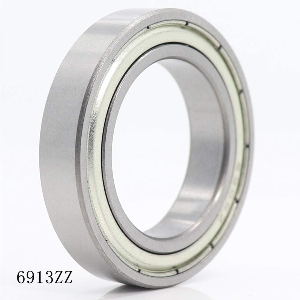 6913 ZZ Deep Groove Ball Bearing ABEC-1 Precision Bearing 2PCS Metric Thin Section Bearings 61913Z 6913ZZ 65x90x13MM