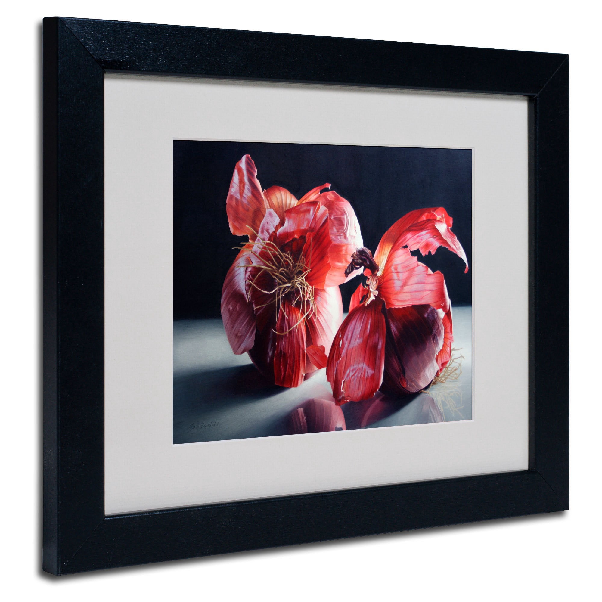Trademark Fine Art "Beauty So Deep It Makes You" Framed Canvas Art by Cecile Baird