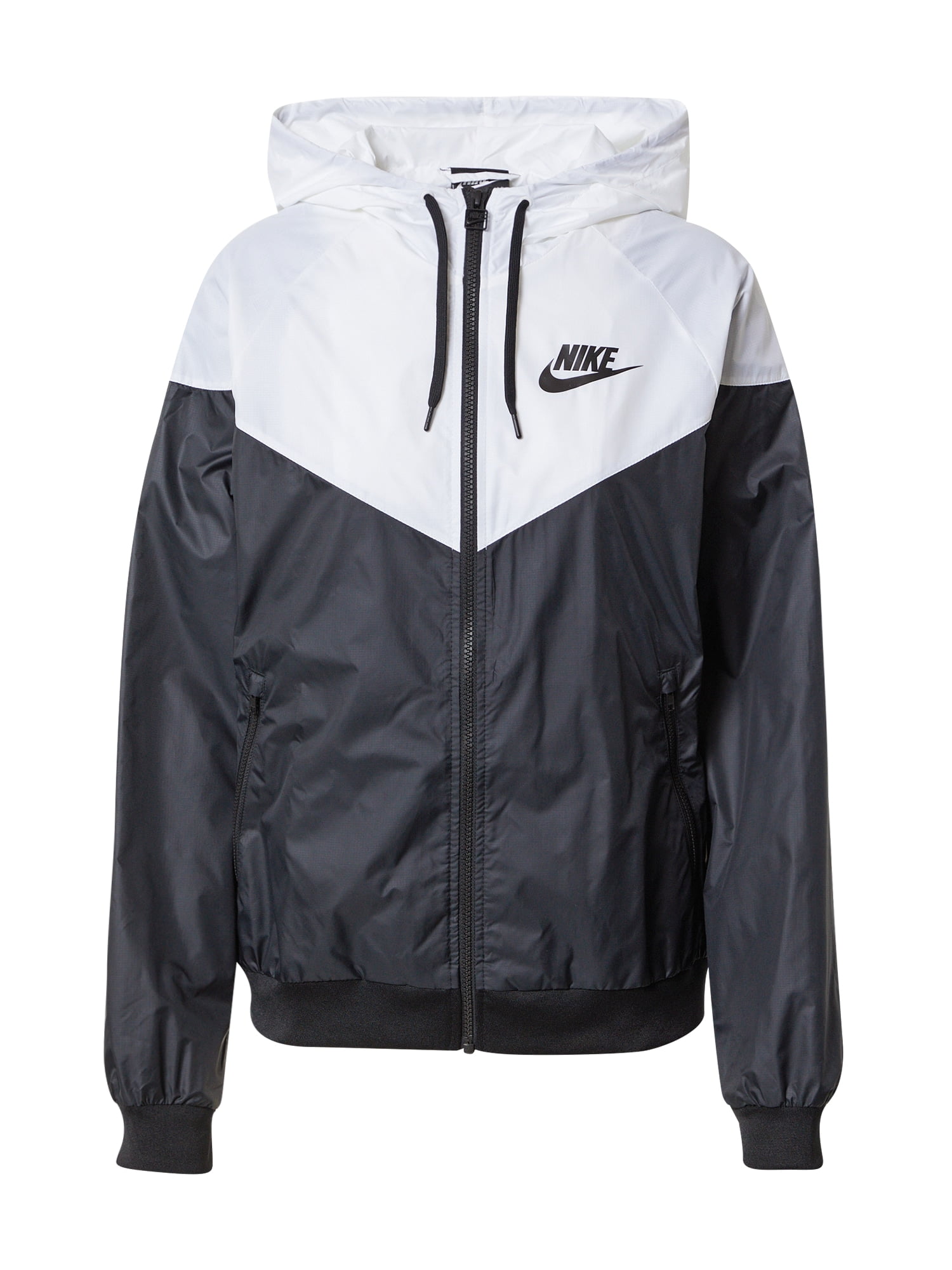 Nike Women's Sportswear Wind-runner (Medium, Black/White) - Walmart.com