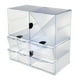 thumbnail image 5 of Organizador de cubos Deflecto, apilable, 4 cajones, transparente, 6 x 6 x 18 cm, 5 of 9