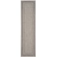 thumbnail image 2 of SAFAVIEH Courtyard Agnes Bordered Indoor/Outdoor Runner Rug, Beige/Black, 2'3" x 6'7", 2 of 10