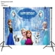 thumbnail image 3 of Juego de globos con temática de Frozen 2 de Disney, decoraciones de cumpleaños de Elsa y Anna, vajilla desechable, platos de papel de la Reina de las Nieves, suministros para fiestas, 3 of 5