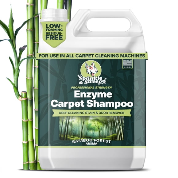 Champú enzimático Sprinkle & Sweep de Carpet Cleaner, 1,89 L