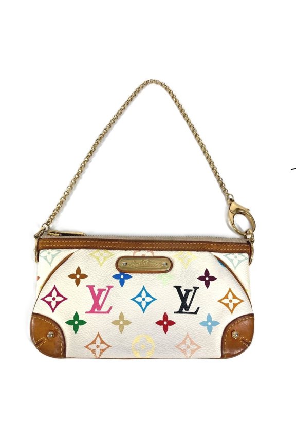 Pre-Owned LOUIS VUITTON M60096 Monogram Multicolor Mila MM Chain Bag Accessory Pouch Shoulder...