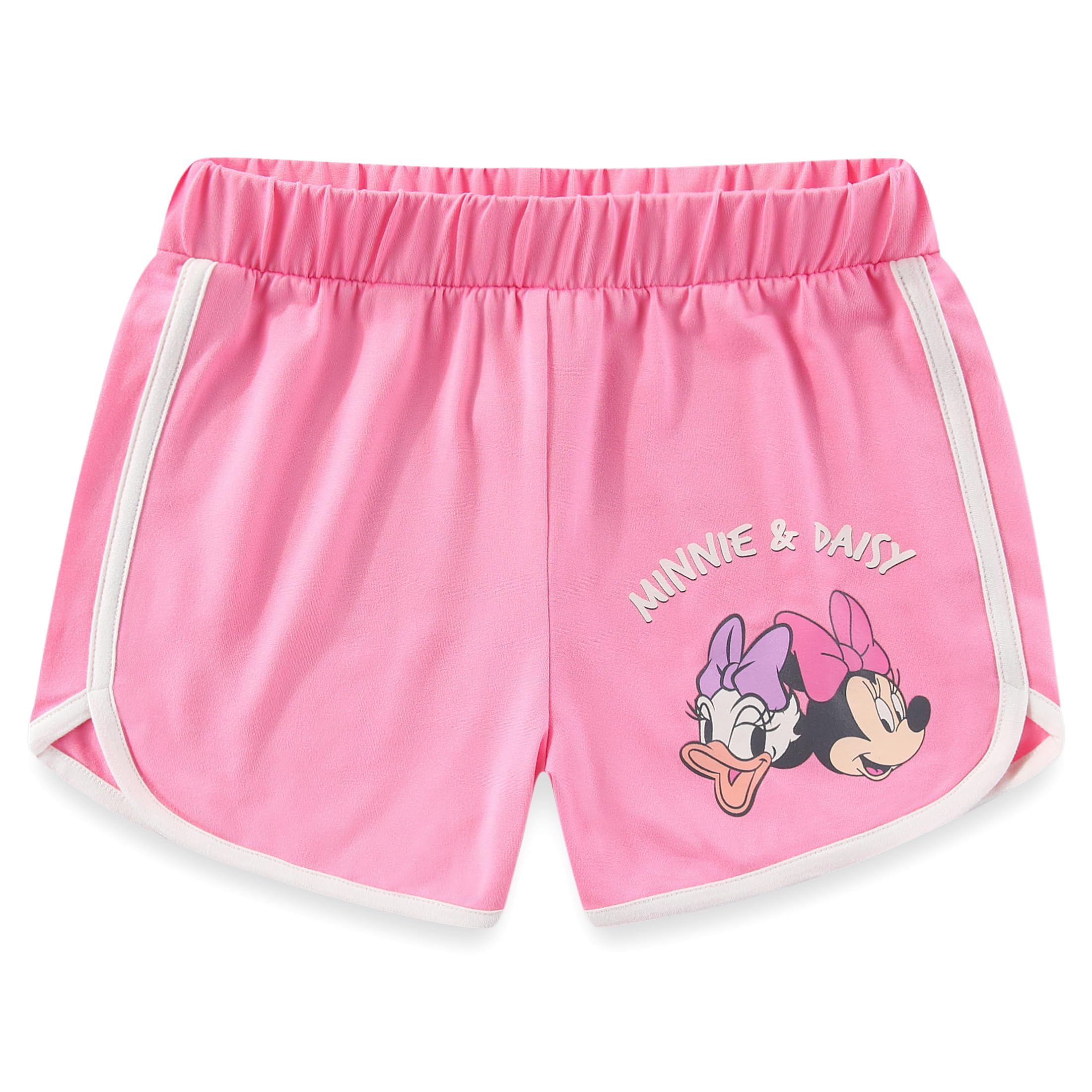 Disney Minnie Mouse and Daisy Duck Mix and Match Short Sleeve T-Shirt, Tank Top, and Shorts (Girls), 4 Piece Set, Sizes 3T-7