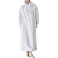 thumbnail image 2 of Gspmoly Robes pour Femmes Grande Taille, Robe à Capuche Ample Unie à Poches Droites Doublée de Velours, Robes d'Été pour Femmes Offres, 2 of 9